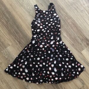 Lululemon Size 4 Court Crush Tennis Dress Haze Dot Inverse Orange Multi